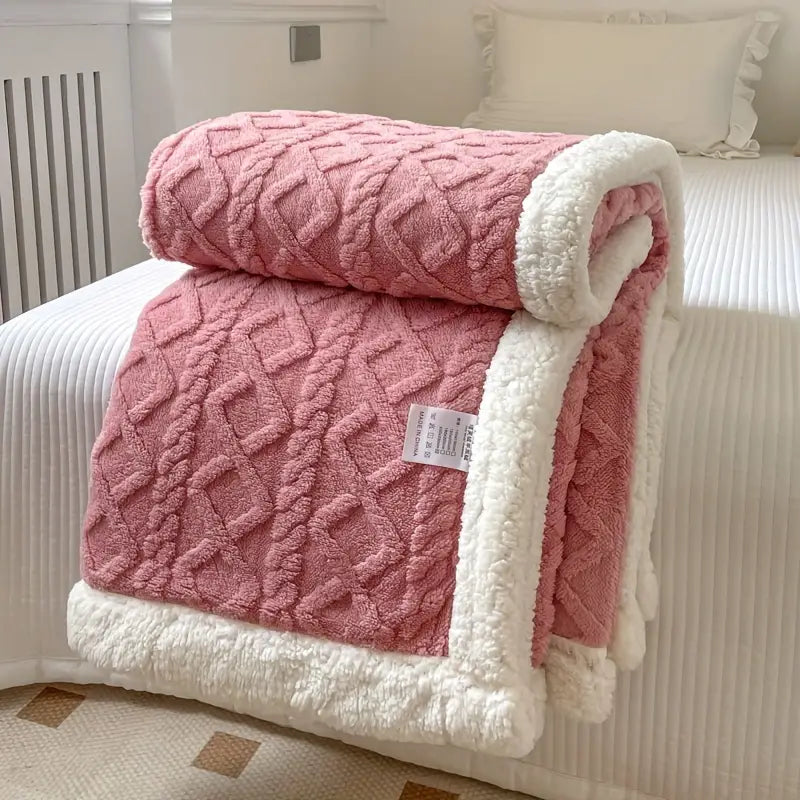 Sherpa Throw Snuggle Blanket