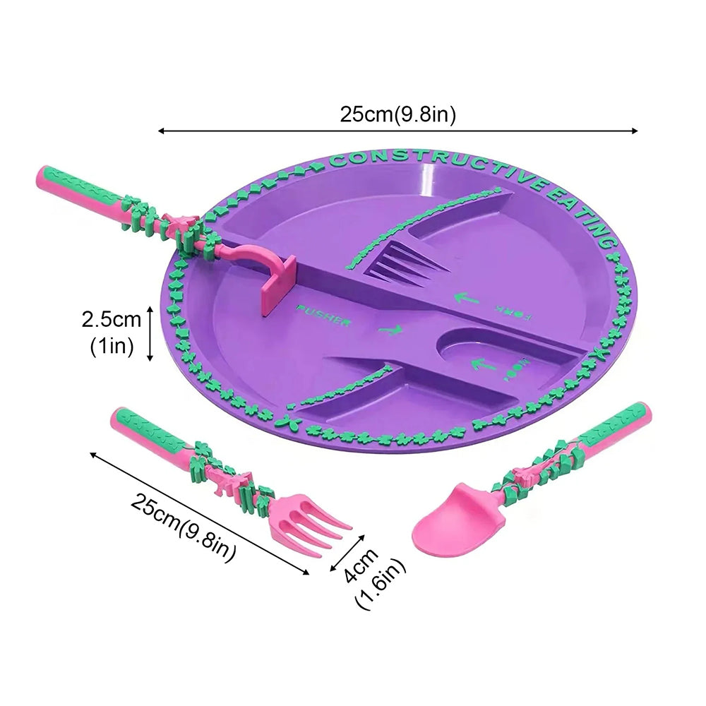 Creative Kids Dining Tool Set Car Cutlery Set_18