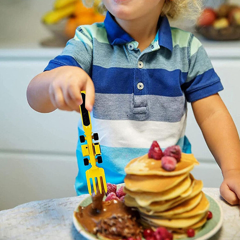 Creative Kids Dining Tool Set Car Cutlery Set_12