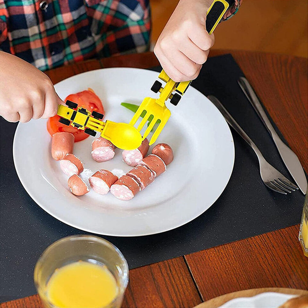 Creative Kids Dining Tool Set Car Cutlery Set_13