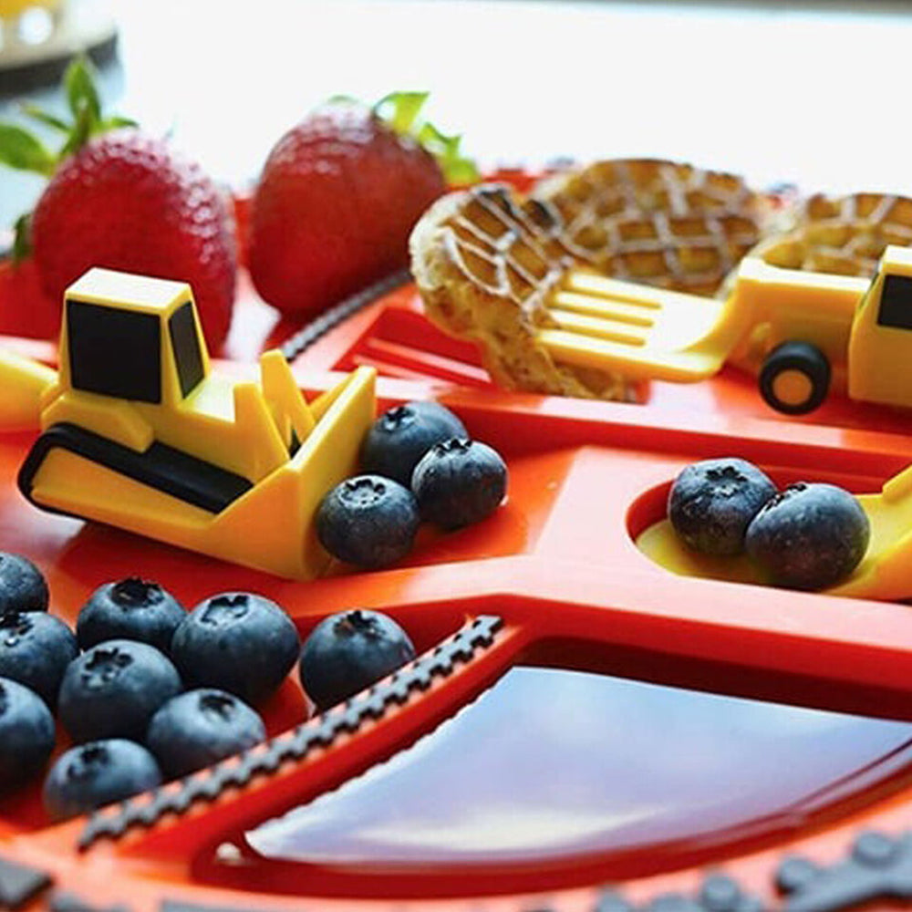 Creative Kids Dining Tool Set Car Cutlery Set_14