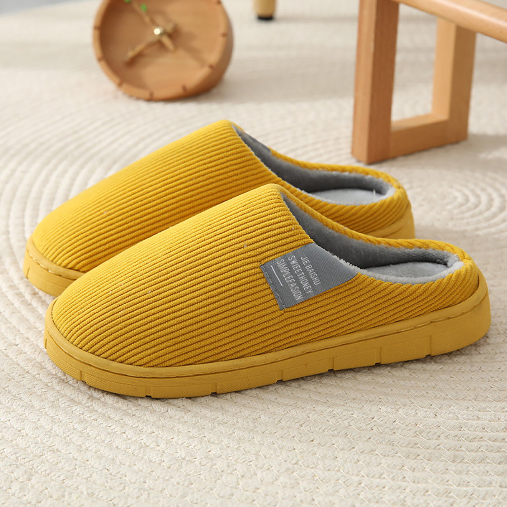 Women's Thick Bottom Plush Slippers with Anti-Slip Sole_5