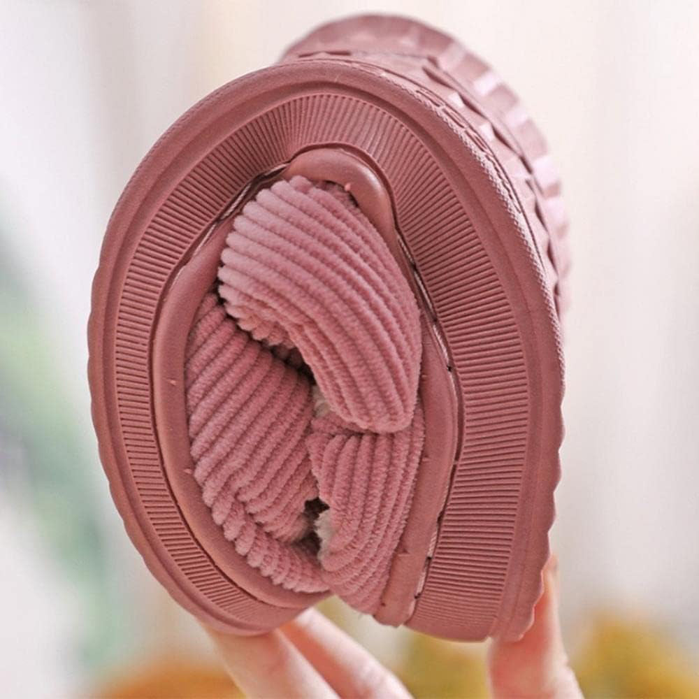 Women's Thick Bottom Plush Slippers with Anti-Slip Sole_13