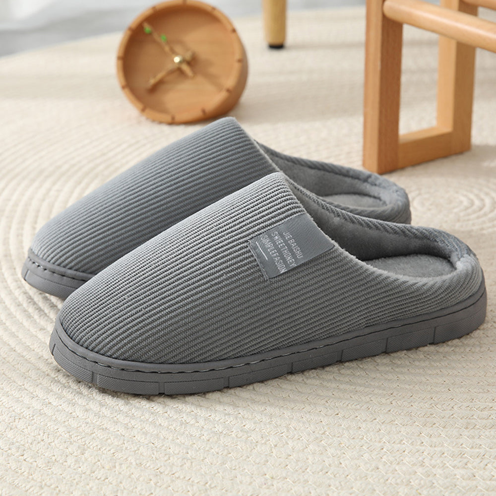 Women's Thick Bottom Plush Slippers with Anti-Slip Sole_2