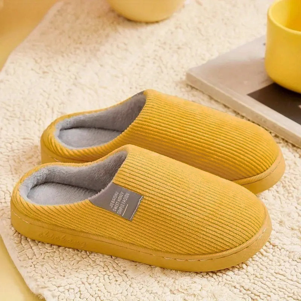 Women's Thick Bottom Plush Slippers with Anti-Slip Sole_9