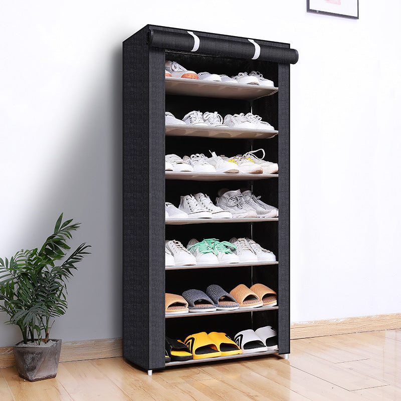 8/10 Layer Dustproof Household Shoe Storage Organizer With Cover_0