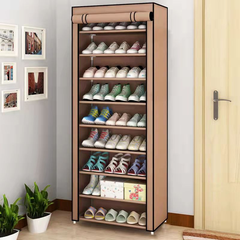 8/10 Layer Dustproof Household Shoe Storage Organizer With Cover_6