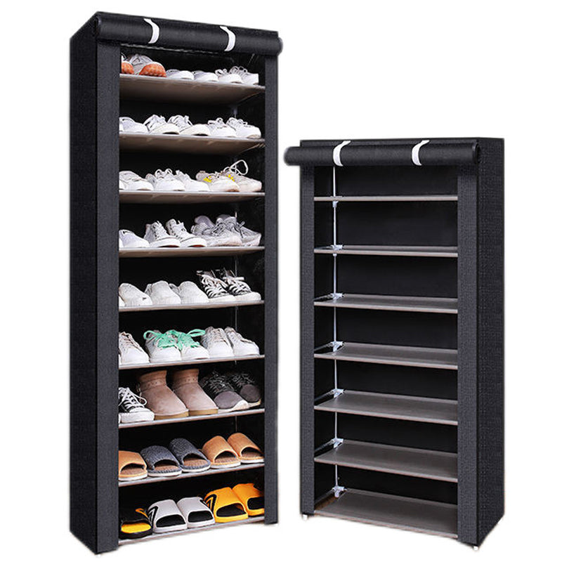 8/10 Layer Dustproof Household Shoe Storage Organizer With Cover_8