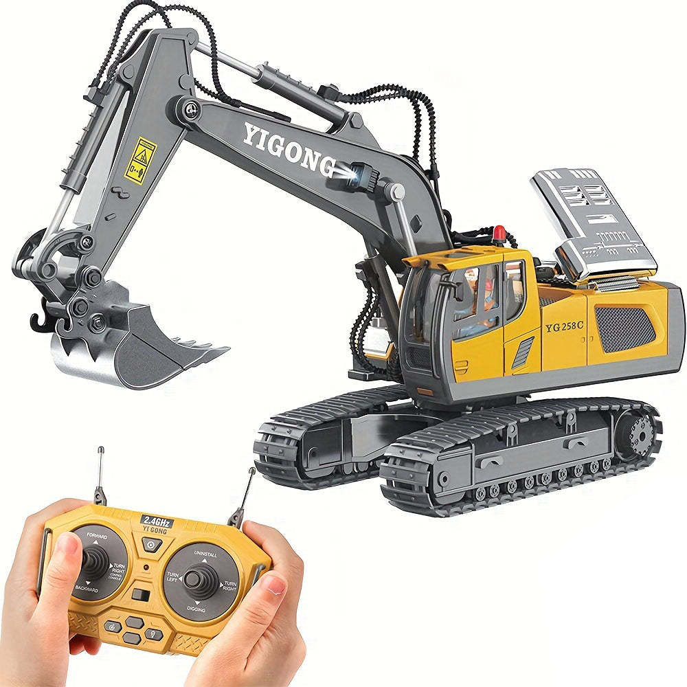 Alloy Remote Control Excavator Simulation Electric Engineering Vehicle_0