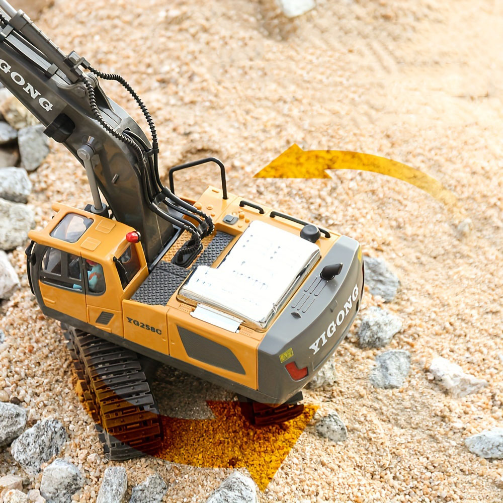 Alloy Remote Control Excavator Simulation Electric Engineering Vehicle_12