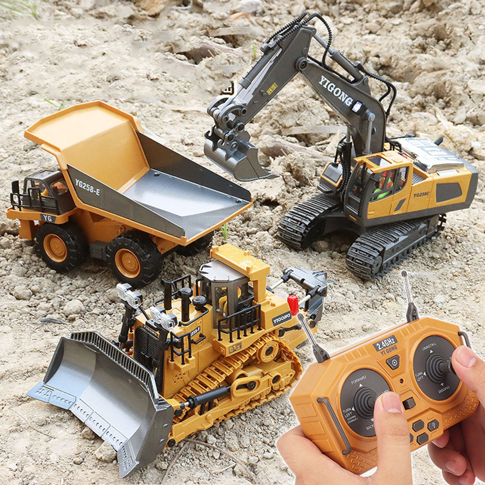 Alloy Remote Control Excavator Simulation Electric Engineering Vehicle_14