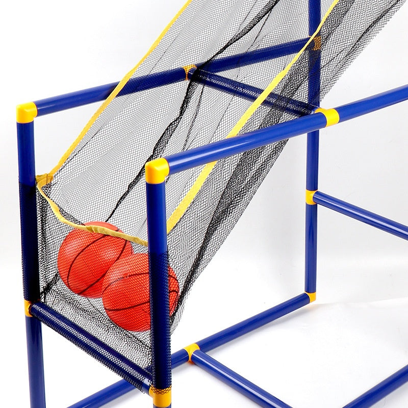 Children's large basketball shooting machine with 2 basketballs_6