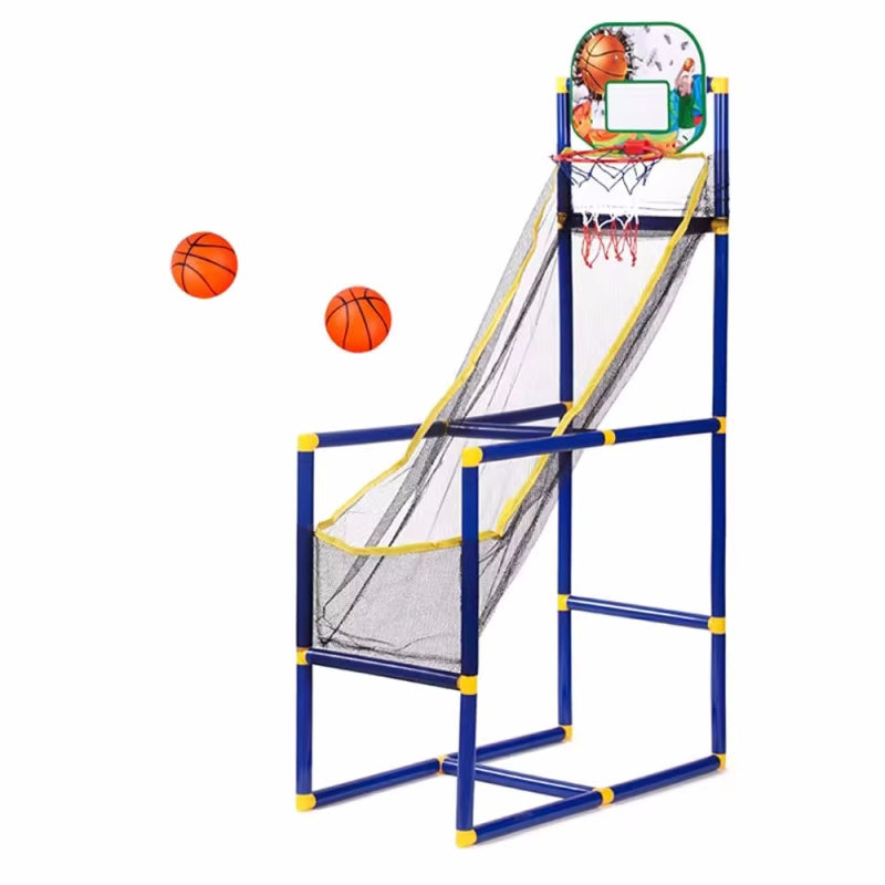 Children's large basketball shooting machine with 2 basketballs_5