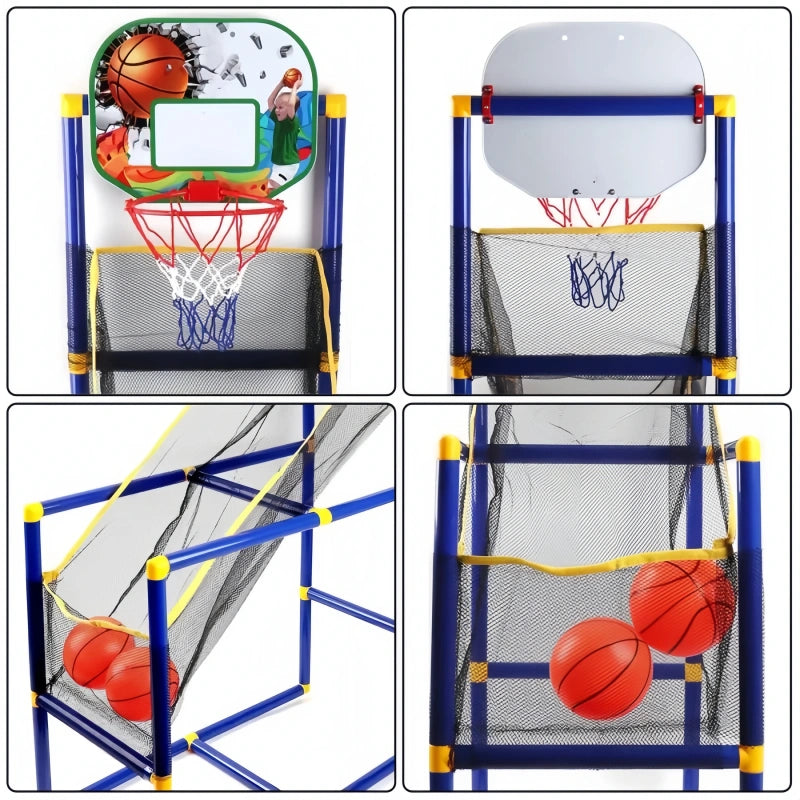 Children's large basketball shooting machine with 2 basketballs_7