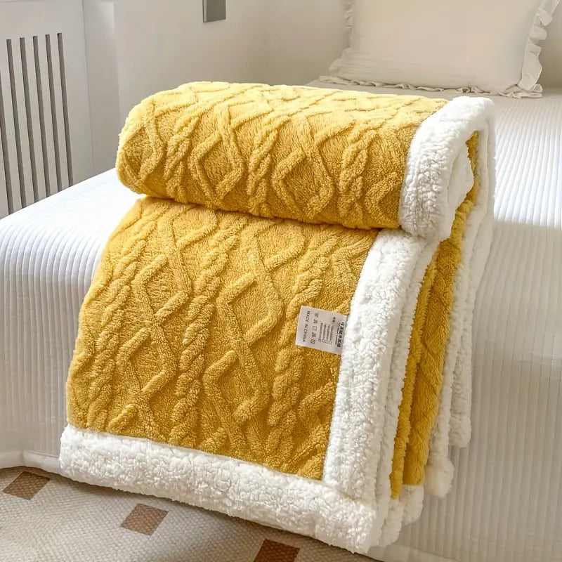 Sherpa Throw Snuggle Blanket