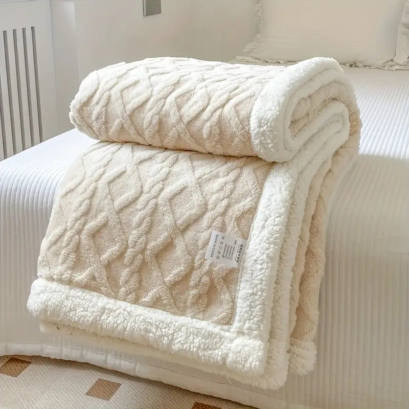 Sherpa Throw Snuggle Blanket