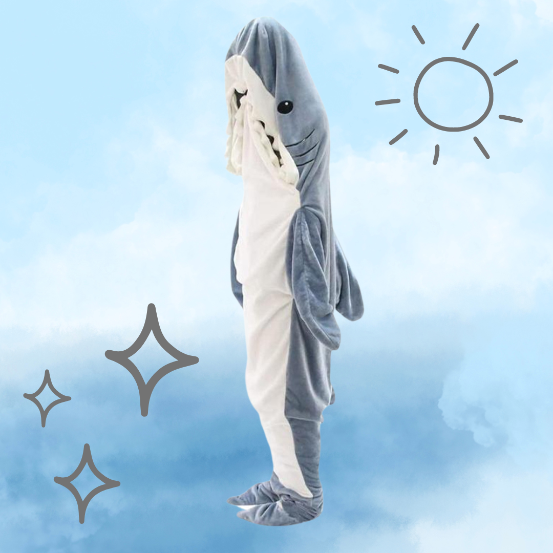 Cozy Shark Blanket Hoodie