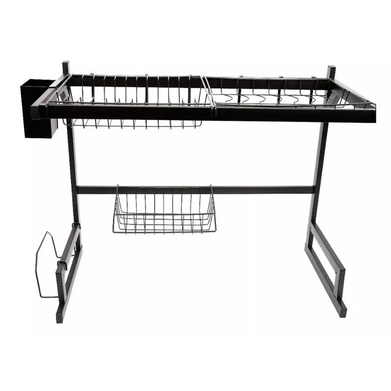 1 / 2 Tier Stainless Steel Dish Drying Rack and Kitchen Cutlery Organize_2