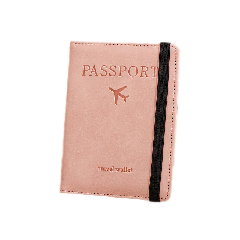 Multi-card Solid Color PU Leather Vintage Design RFID Travel Passport Holder_14