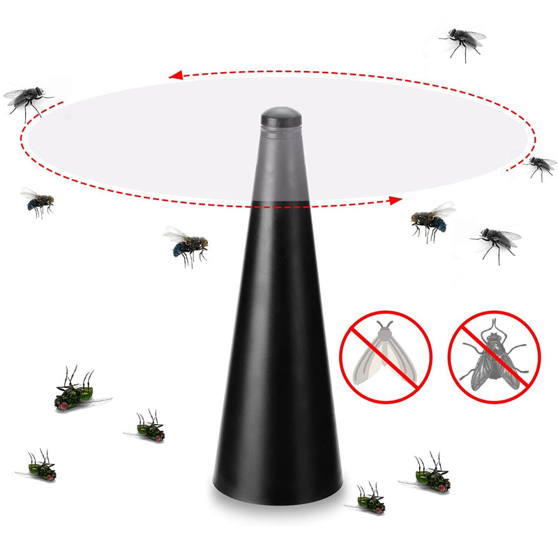 Ultra-Quiet Automatic Indoor and Outdoor Table Fly Swatter- Battery Operated_5