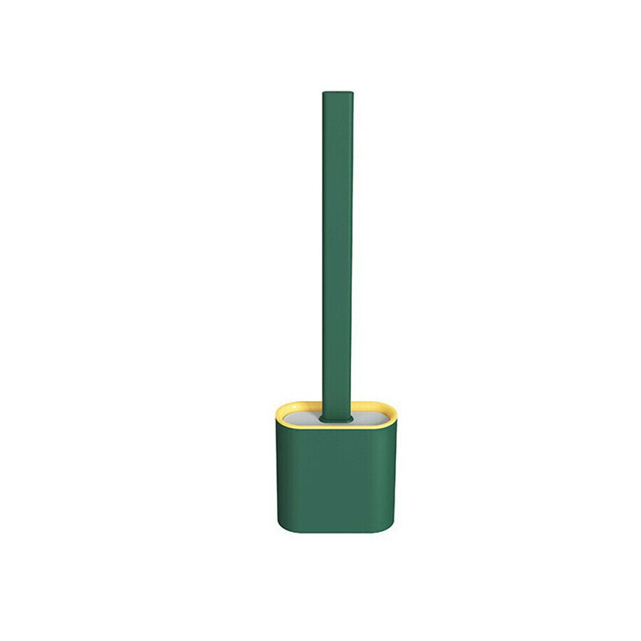 Flexible Silicone Toilet Brush - Green