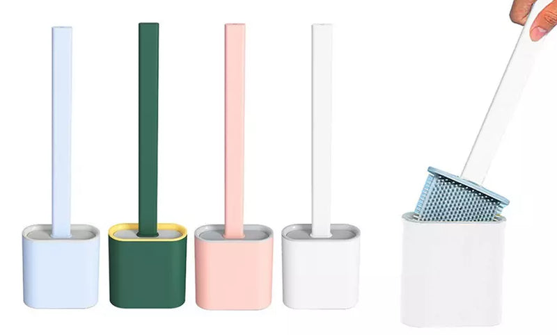 Flexible Silicone Toilet Brush - Multiple Colours Available 